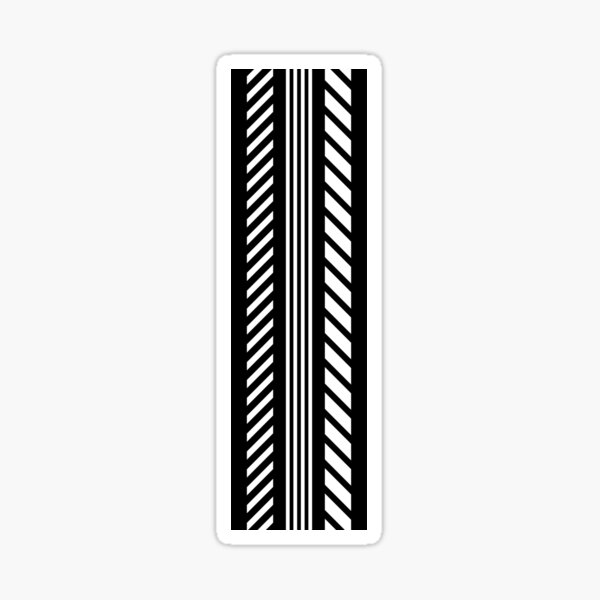 GSH MODERN STRIPES by Koramo Sticker for Sale by koramo