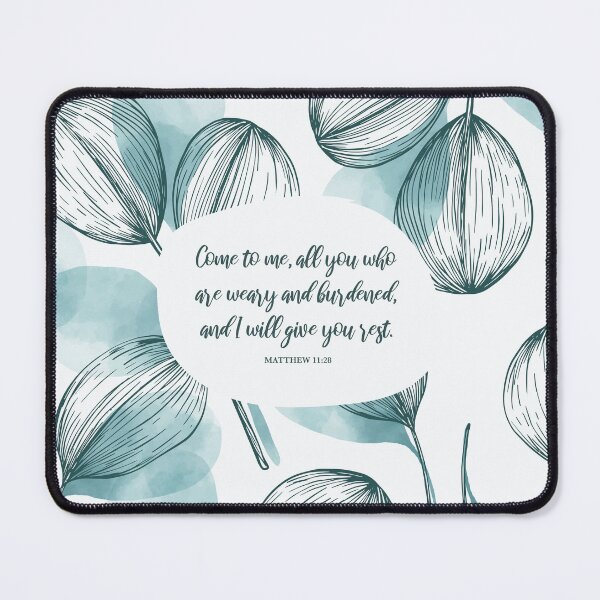 Item preview, I will give you rest - Matthew 11:28  designed and sold by StudioCitrine.