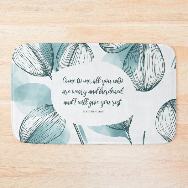Item preview, I will give you rest - Matthew 11:28  designed and sold by StudioCitrine.