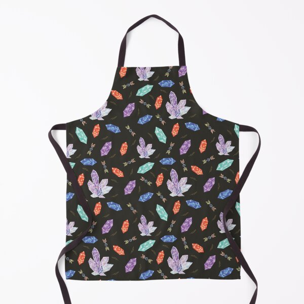 Item preview, Colorful Diamonds and Feathers in Black Pattern designed and sold by Missing In Art.