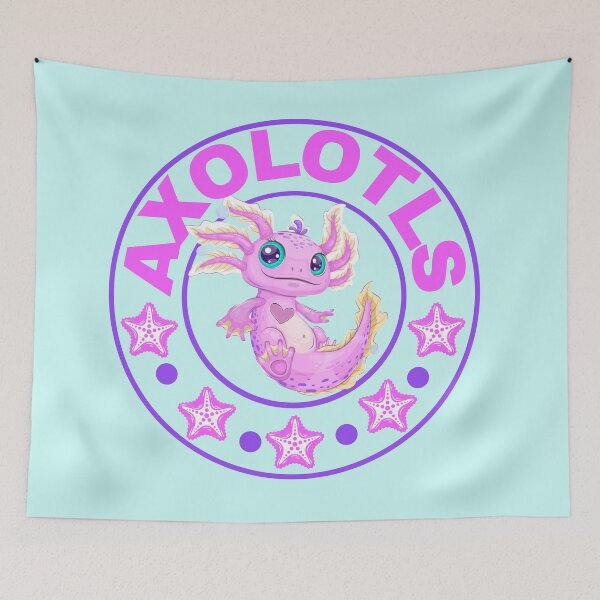 Item preview,   Axolotl - girl who likes axolotls designed and sold by BronikowskiART.