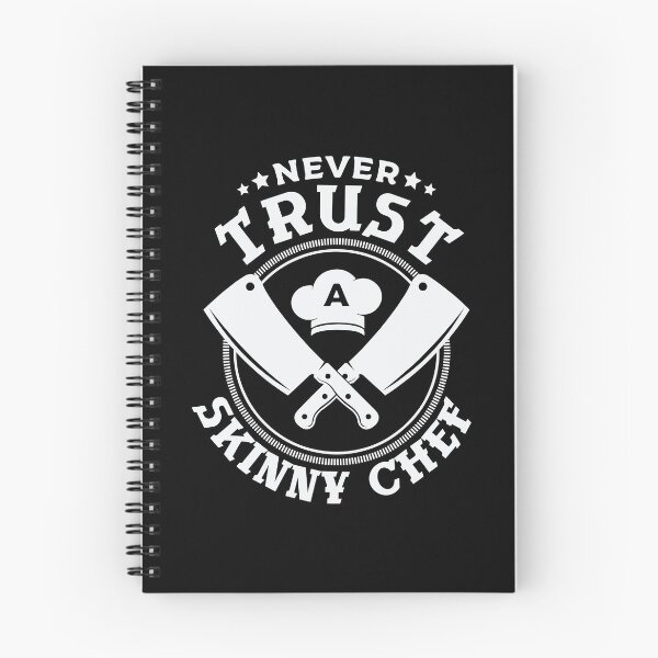 Item preview, Never trust a skinny chef funny chef cooking designed and sold by ibarrbeat.