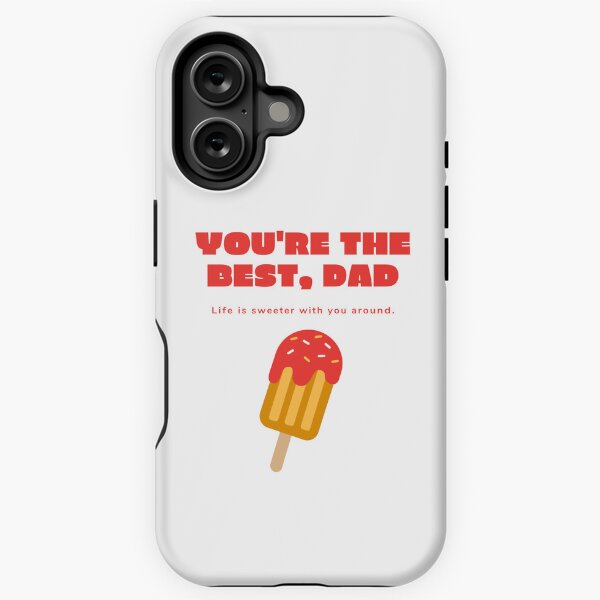 Vista previa del artículo con la obra «eres el mejor papa», diseñado y vendido por DoodlesnPoodles.