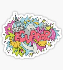 Trip to Ecuador Sticker