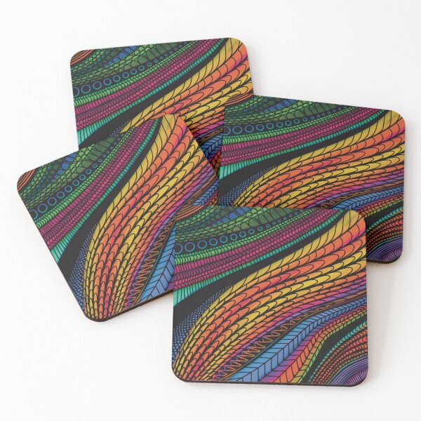 Item preview, Rainbow Zentangles designed and sold by cherdoodles.