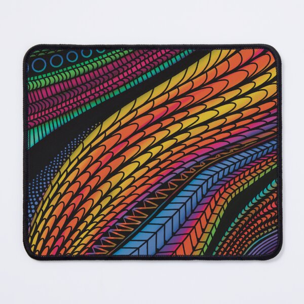 Item preview, Rainbow Zentangles designed and sold by cherdoodles.