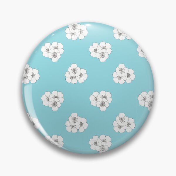 Item preview, Cherry Blossom Turquoise Background designed and sold by SarahCBrooks.