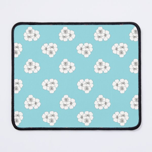 Item preview, Cherry Blossom Turquoise Background designed and sold by SarahCBrooks.