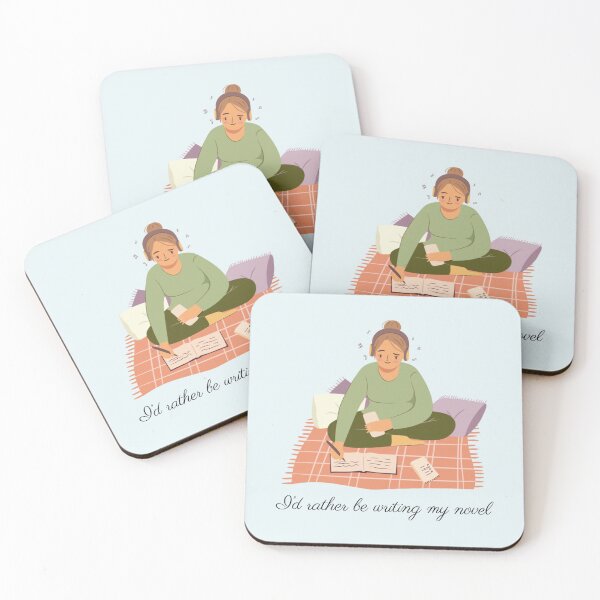 Item preview, I'd rather be writing my novel designed and sold by Amelia Hay.