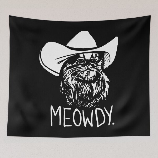 Item preview, Meowdy Texas Cat Meme designed and sold by HardiKel.