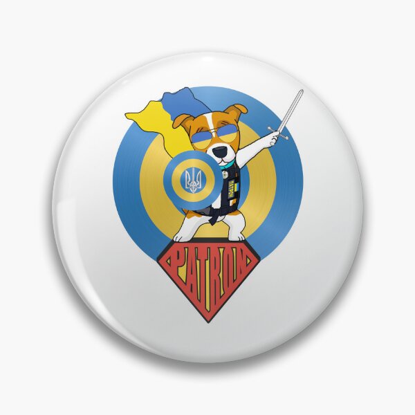 Item preview, Ukrainian Captain Patron Dog Superhero Cape Shield Sword designed and sold by Aide.