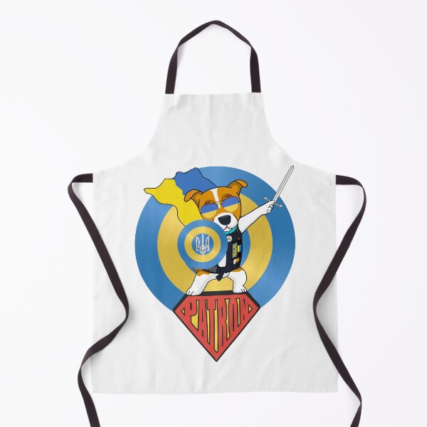Item preview, Ukrainian Captain Patron Dog Superhero Cape Shield Sword designed and sold by Aide.