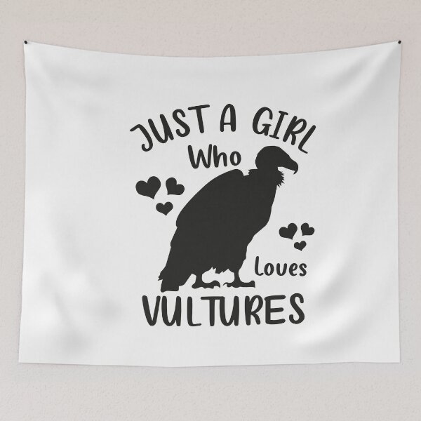 Item preview, Just A Girl Who Loves Vultures, for vulture lovers designed and sold by PRINTED ..