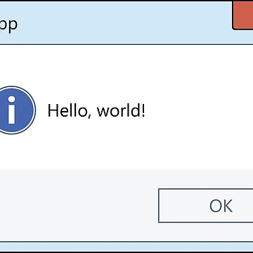 Artwork thumbnail, Hello World Message Box by Code Wear