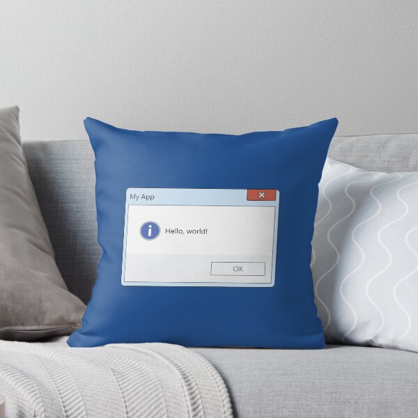 Item preview, Hello World Message Box designed and sold by Code Wear.