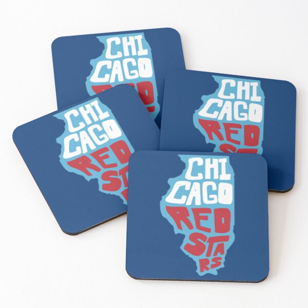 Item preview, Chicago Red Stars - Illinois outline design   designed and sold by HouseofCelts-US.