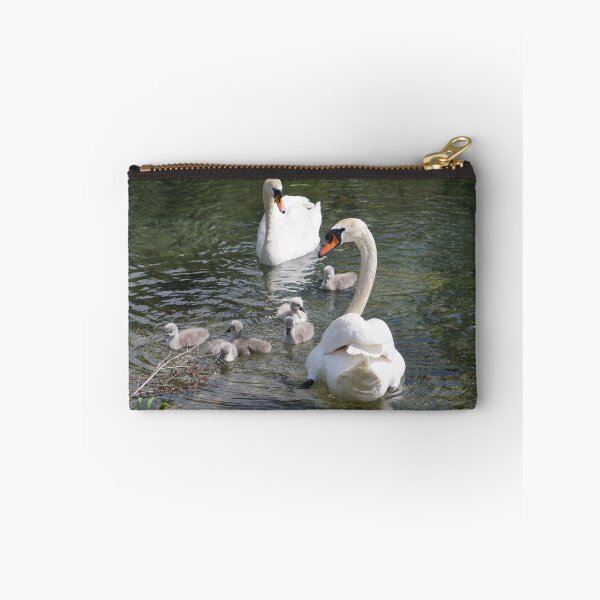 Item preview, swans with young designed and sold by distracted.