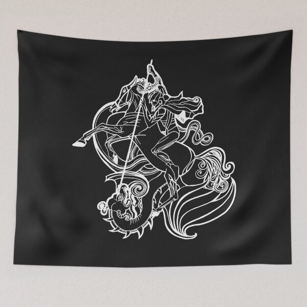 Item preview, St george, slay your dragons, dark   no text essential t shirt designed and sold by KaylaDuncan1.