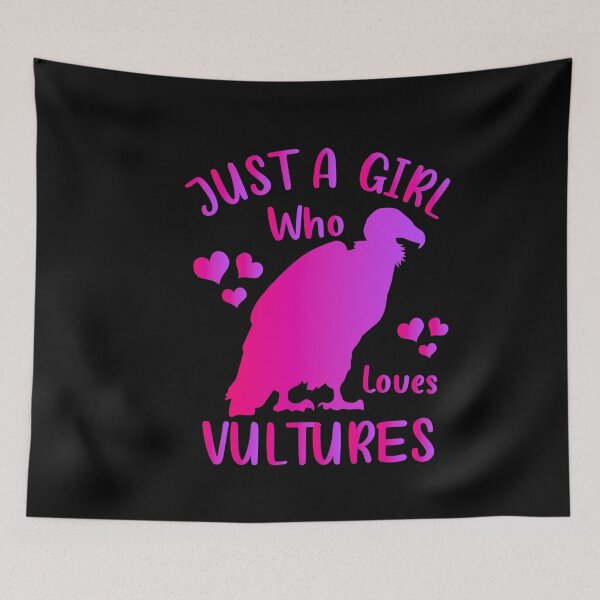 Item preview, Just A Girl Who Loves Vultures, for vulture lovers designed and sold by PRINTED ..