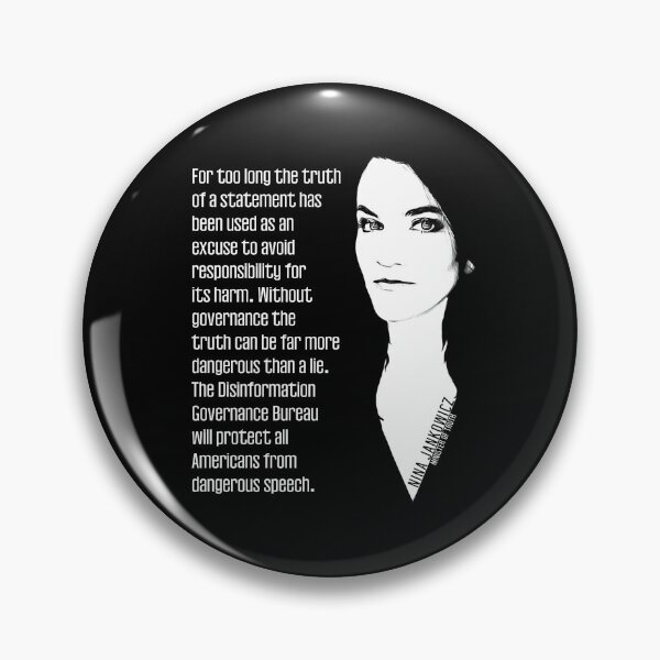 Item preview, Nina Jankowicz • Minister of Truth (Satire) designed and sold by amuseXpress.
