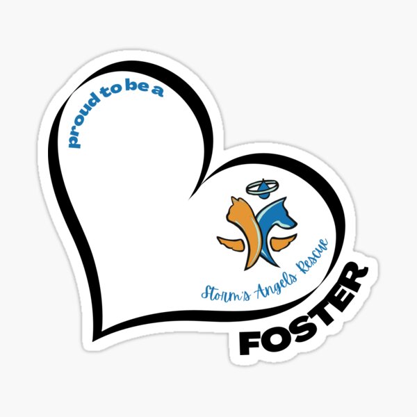 Storm’s Angels Rescue Foster Magnet or Sticker Sticker