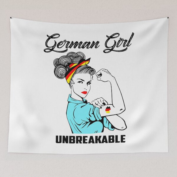 Item preview, German Girl Unbreakable Heritage Germany Flag designed and sold by fultond.