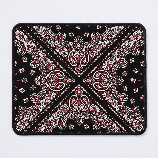 Item preview, Classic Paisley Bandana Reverse Pattern, Red and White designed and sold by ravenxous.
