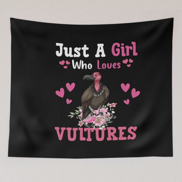 Item preview, Just A Girl Who Loves Vultures, for vulture lovers designed and sold by PRINTED ..
