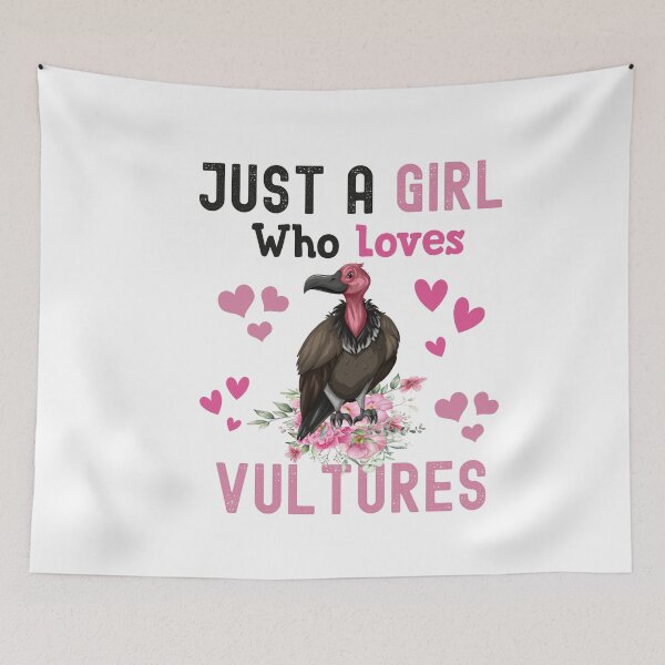 Item preview, Just A Girl Who Loves Vultures, for vulture lovers designed and sold by PRINTED ..