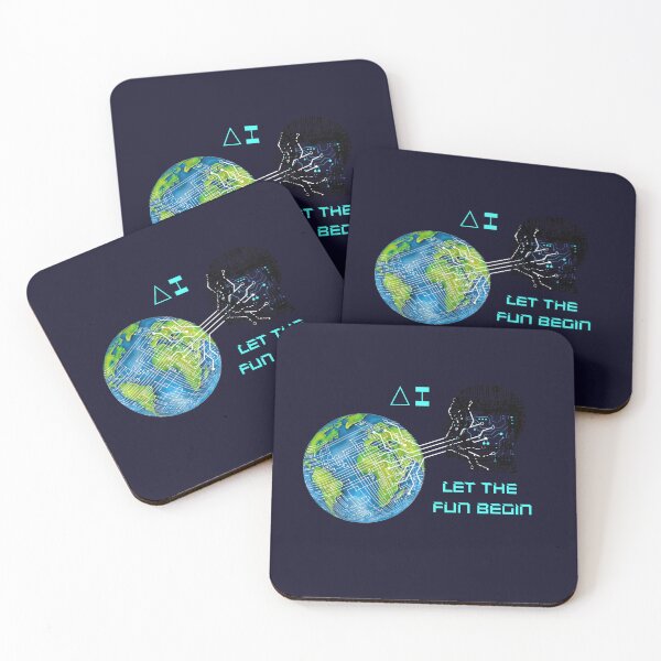 Item preview, AI controlled Earth. Let the Fun begin. Technology, Geeky, Nerdy Gift designed and sold by GEM STYLE.