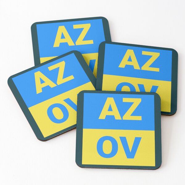 Item preview, Azov Battalion Peace For Ukraine   designed and sold by LesBonRibbon.