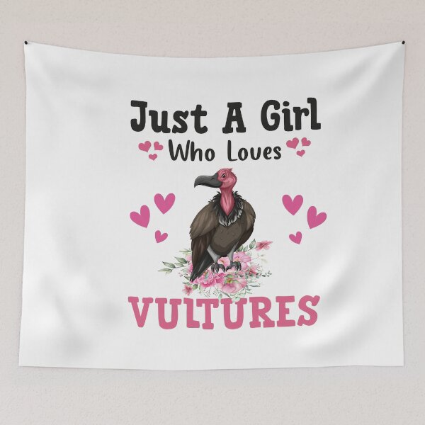 Item preview, Just A Girl Who Loves Vultures, for vulture lovers designed and sold by PRINTED ..