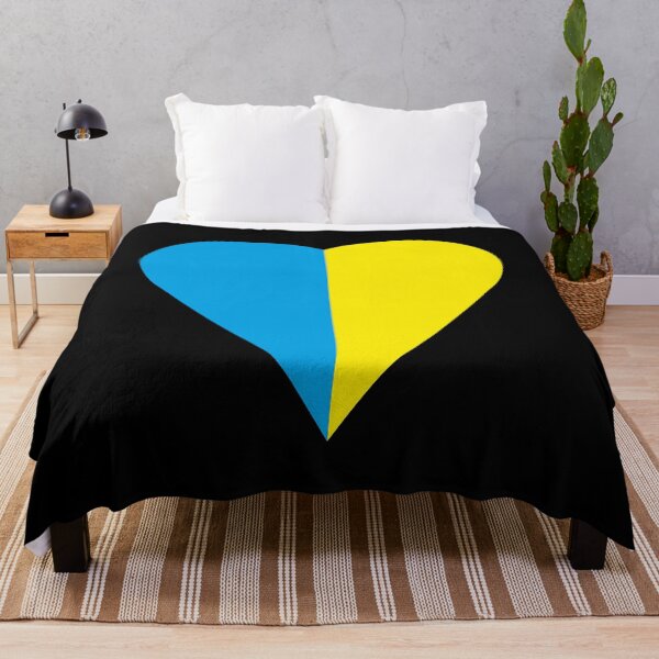 Item preview, Ukraine Heart Design Peace in Blue and Yellow designed and sold by SleepingSlothDE.