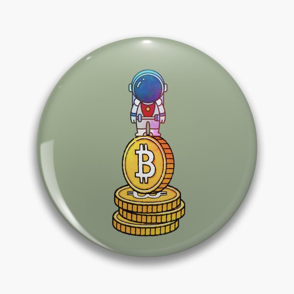 Item preview, Crypto Bitcoin coins astronaut designed and sold by Crypmetal.