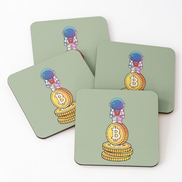 Item preview, Crypto Bitcoin coins astronaut designed and sold by Crypmetal.