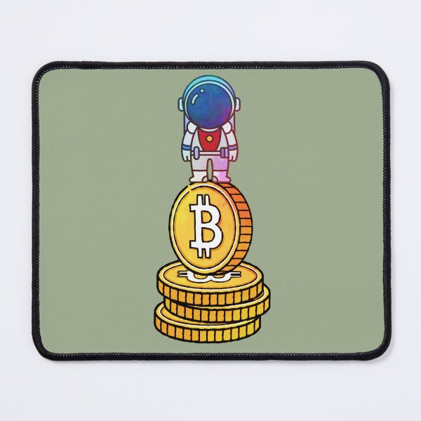 Item preview, Crypto Bitcoin coins astronaut designed and sold by Crypmetal.