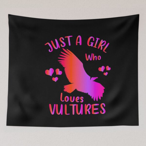 Item preview, Just A Girl Who Loves Vultures, for vulture lovers designed and sold by PRINTED ..
