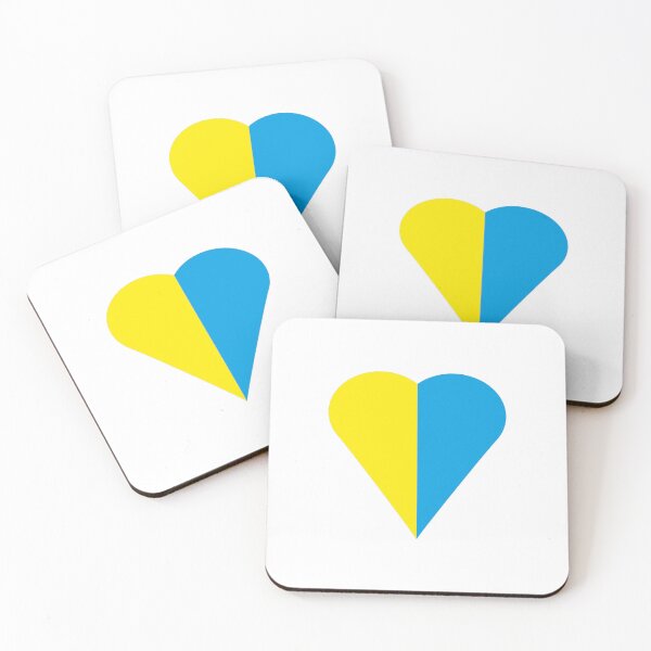 Item preview, Ukraine Heart Design Peace in Blue and Yellow designed and sold by SleepingSlothDE.