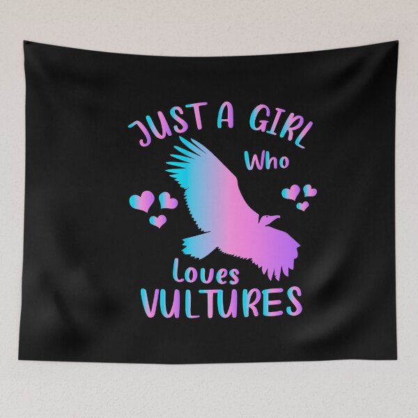 Item preview, Just A Girl Who Loves Vultures, for vulture lovers designed and sold by PRINTED ..