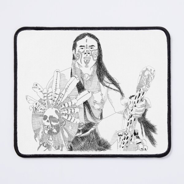 Item preview, Chichimeca warrior shield skull designed and sold by Digilogos.