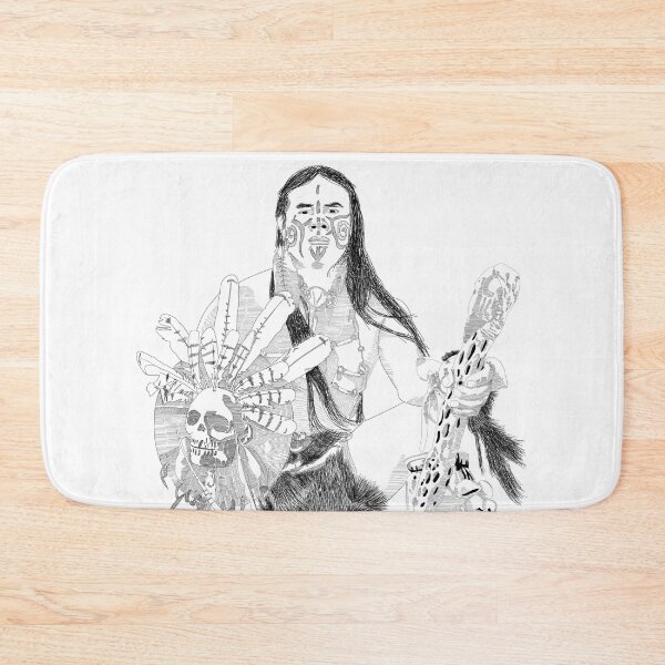 Item preview, Chichimeca warrior shield skull designed and sold by Digilogos.