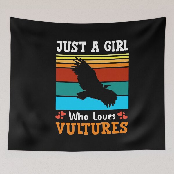 Item preview, Just A Girl Who Loves Vultures, for vulture lovers designed and sold by PRINTED ..