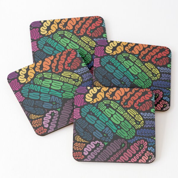 Item preview, Bright Colorful Rainbow Swirlers designed and sold by cherdoodles.