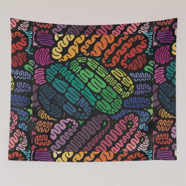 Item preview, Bright Colorful Rainbow Swirlers designed and sold by cherdoodles.
