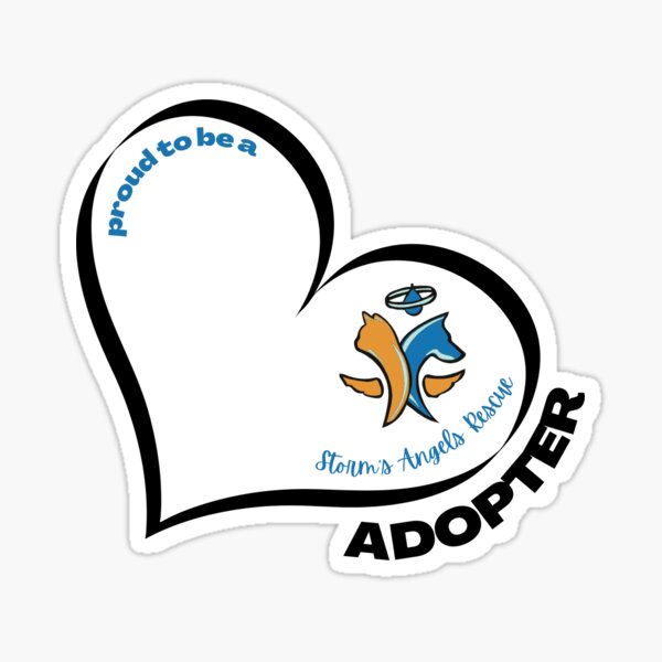 Storm’s Angels Rescue Adopter Magnet or Sticker Sticker