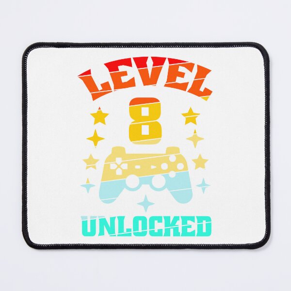 Item preview, Level 8 unlocked gaming boys girls 8th birthday designed and sold by KreativeIdeen.