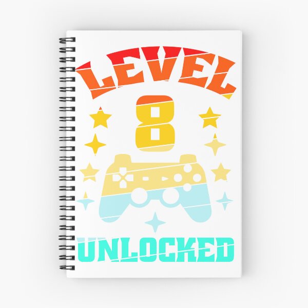 Item preview, Level 8 unlocked gaming boys girls 8th birthday designed and sold by KreativeIdeen.