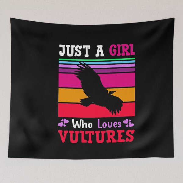 Item preview, Just A Girl Who Loves Vultures, for vulture lovers designed and sold by PRINTED ..