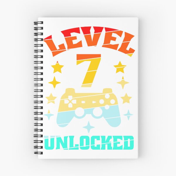 Item preview, Level 7 unlocked gaming boys girls 7th birthday designed and sold by KreativeIdeen.