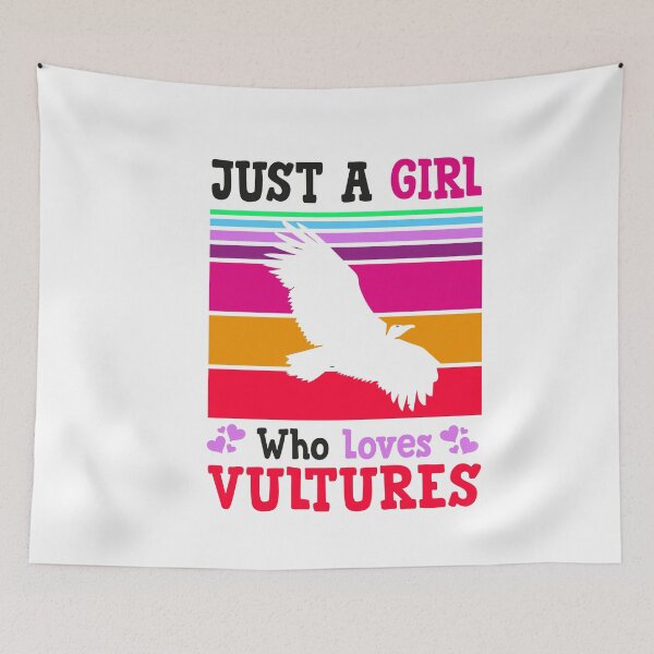 Item preview, Just A Girl Who Loves Vultures, for vulture lovers designed and sold by PRINTED ..